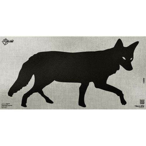 NEW EZ Aim Thermal ID Coyote Paper Target, 24" x 12," Gray