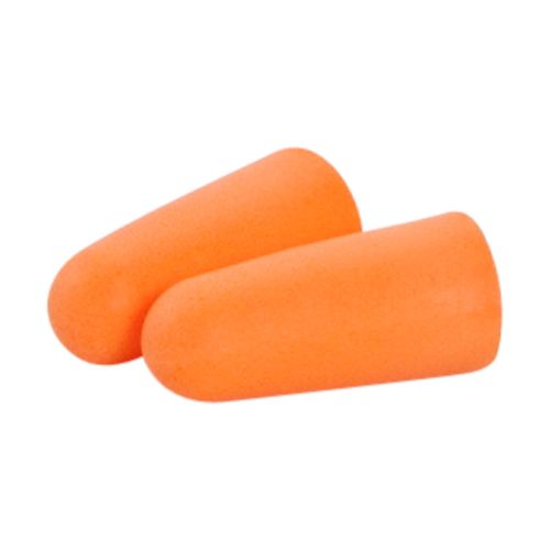 Allen Company Silencer Hearing Protection Foam Ear Plugs, 32 dB NRR, 6-Pairs, Orange