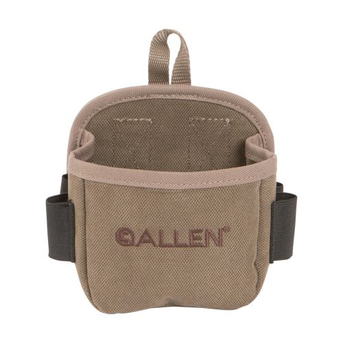 Allen Company Shotgun Shell Pouch - Clay, Trap, and Skeet Shooting Accessories - Hunting and Gun Range Gear - Soft Canvas Design - Tan