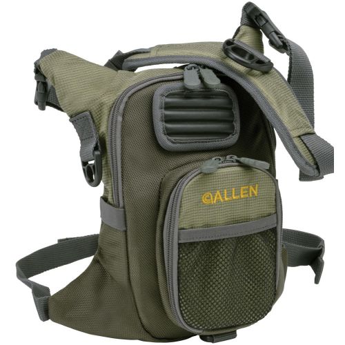 Allen Company Fall River Fly Fishing Chest Pack, Fits up to 2 Tackle/Fly Boxes, Green