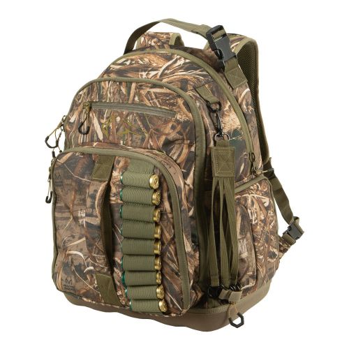 Allen Company Gear Fit Pursuit Punisher Camo Waterfowl Hunting Backpack for Men and Women - Shotgun and Bow Carry Bag - Holds Shooting Accessories and Camping Gear - Realtree Max-5