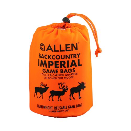 Allen Company Backcountry Imperial Elk Game Bag Set, 4 Quarter Bags, 40"L x 25"W, White