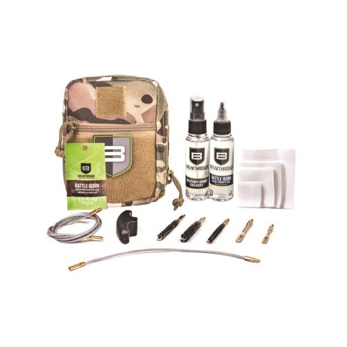 Breakthrough Clean Technologies Quick Weapon Improved Pull Through Cleaning Kit (QWIC-MIL), Camo