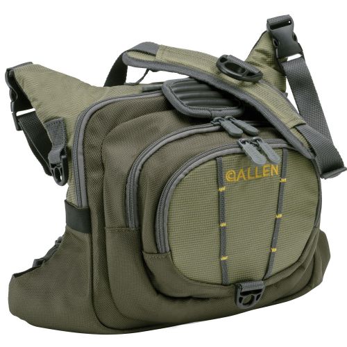 Allen Company Boulder Creek Fly Fishing Chest Pack, Fits up to 6 Tackle/Fly Boxes, Green