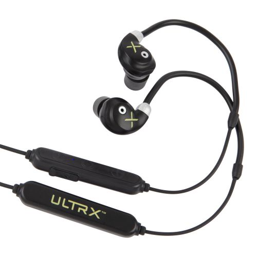ULTRX Bionic Fuse Bluetooth Around the Neck Earbuds, Black