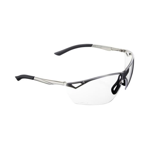 Allen Company Trigger Metal Frame Shooting Safety Glasses, Clear Lenses, ANSI Z87.1+ & CE Rated