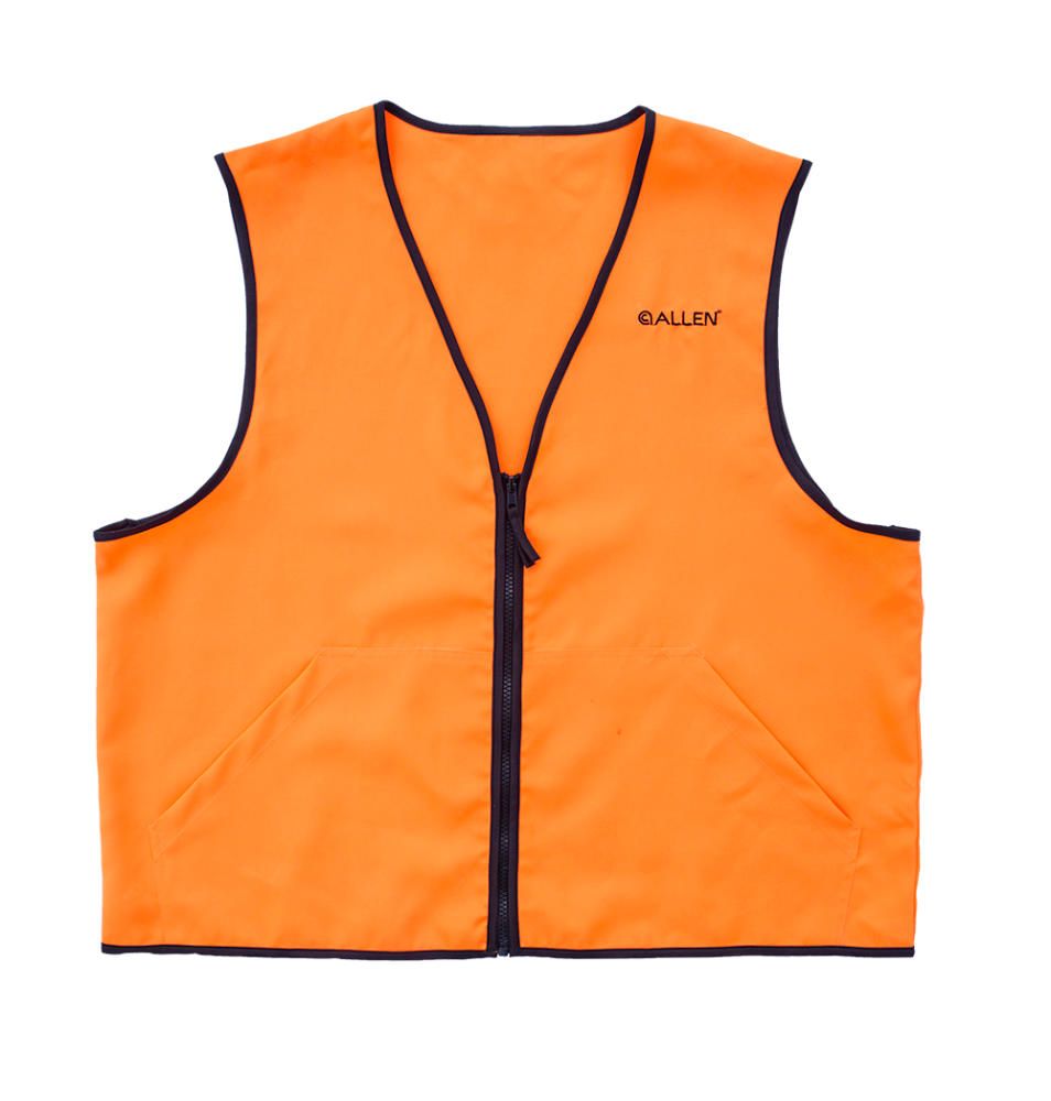 Allen ハンティングベスト Allen Company Deluxe Blaze Orange Safety & Hunting Vest, 2-XL
