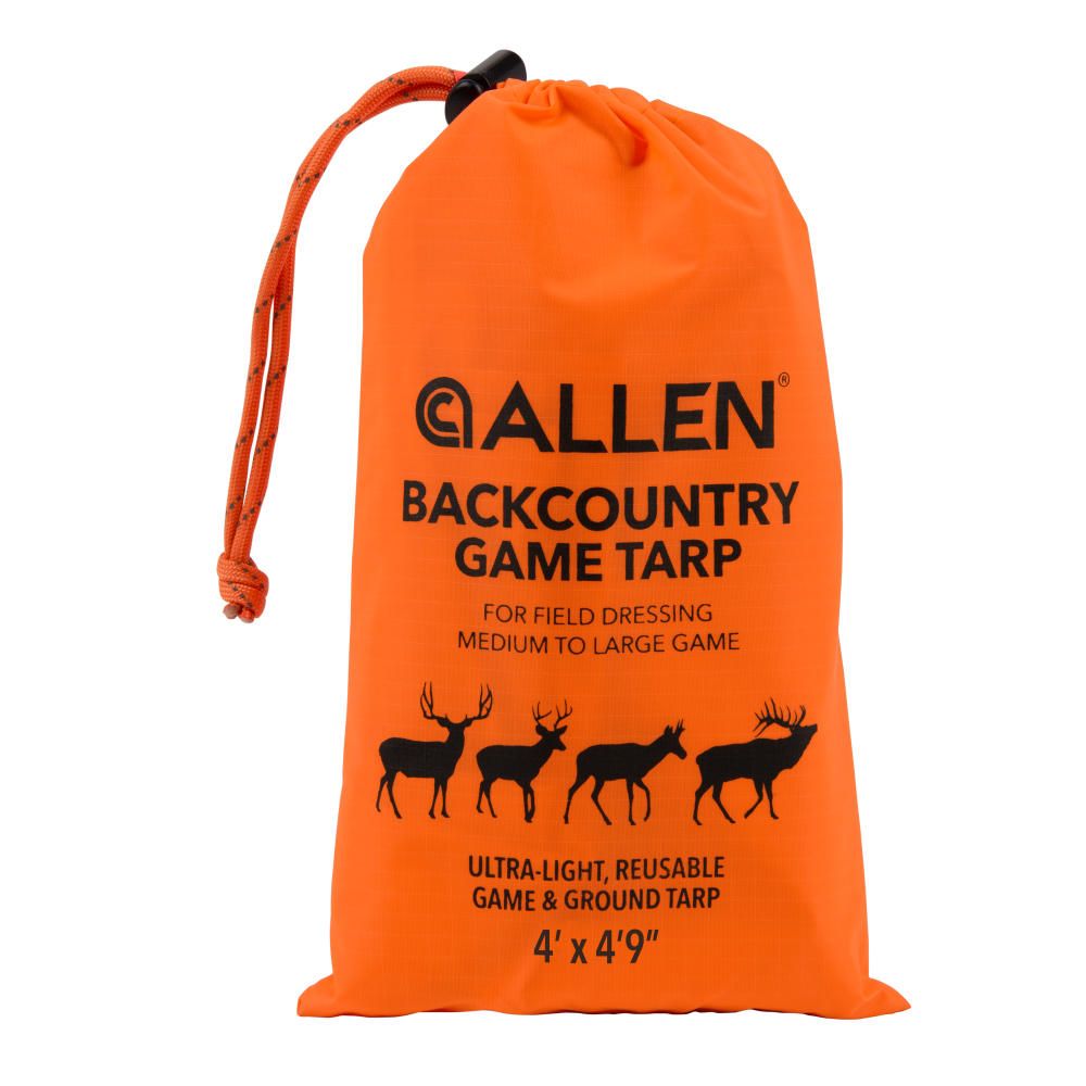 Allen Company Backcountry Game Tarp, 4' x 4'9,” Blaze Orange