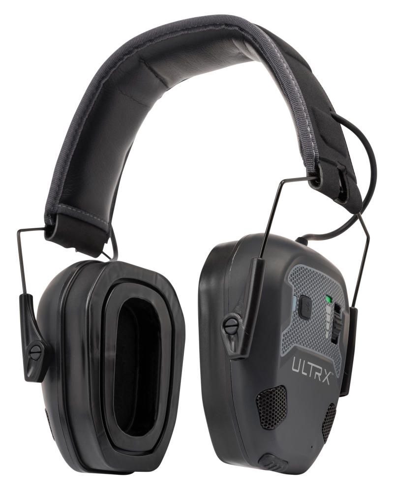 ULTRX Bionic Fuse Bluetooth Electronic Earmuff, Midnight Gray