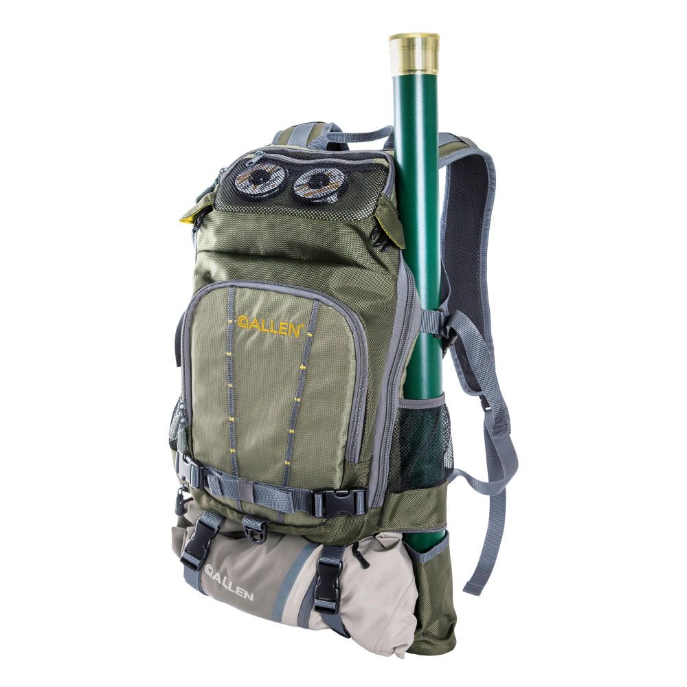 Allen CompanyCedar Creek Fly Fishing Sling Pack - Fits up to 4 Tackle/Fly  Boxes and Other Accessories - Gray and Lime/Olive - Buy Online - 25775592