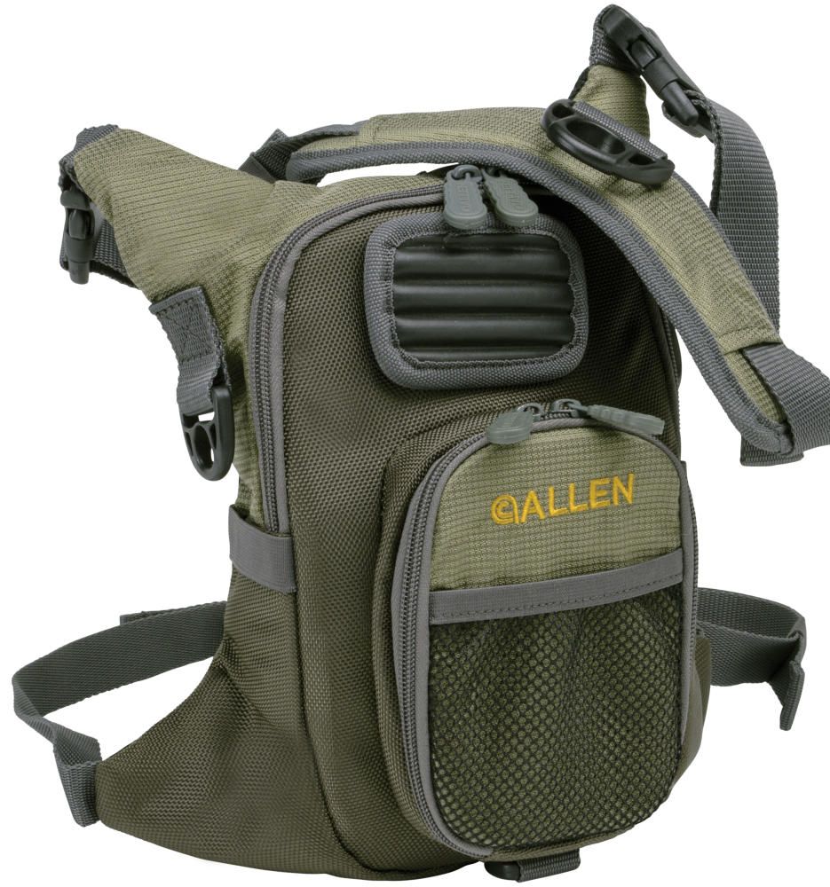 Allen Company Fall River Fly Fishing Chest Pack, Fits up to 2 Tackle