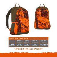 Terrain Delta Backpack and Daypack, Mossy Oak Break-Up Blaze 19237 - The  Home Depot