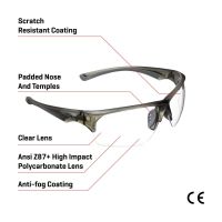 Allen Over Shooting & Safety Glasses for Use with Prescription Glasses