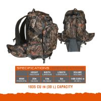 Terrain™ Delta Backpack & Daypack, Mossy Oak® Break-Up Blaze™