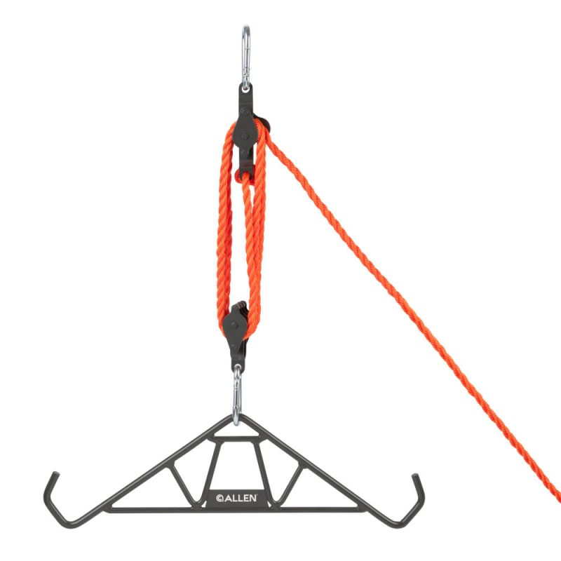 ●Raised By The Game Allen Company Heavy-Duty Gambrel & Hoist, Holds up to 1,200