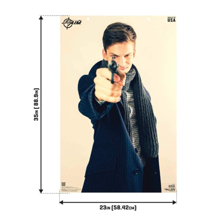 EZ Aim Photo Real Male Threat, 23 x 35, 50-Pack EZ Aim Photo Real Male Threat, 23 x 35, 50-Pack