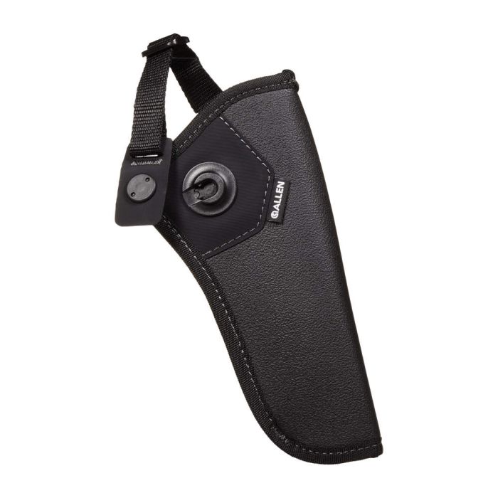 Allen Company Swipe Magnetic Quick Release (MQR) Gun Holster, 6 barrel S&W  N-Frame, Taurus Raging Bull Double Action Revolver with Full Lug, Black