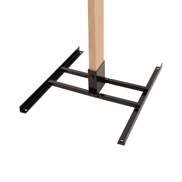 Ez Aim Steel Target Stand Base, For 2 x 4 Lumber, Black