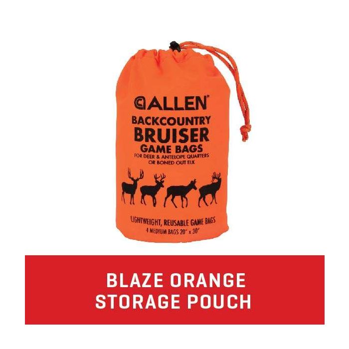 Allen Company Backcountry™ Bruiser Game Bags, 4 Quarter Bags