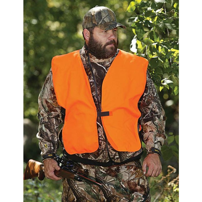 Allen Company Adult Big Man Blaze Orange Hunting Safety Vest Fits up to 60 Chest Large