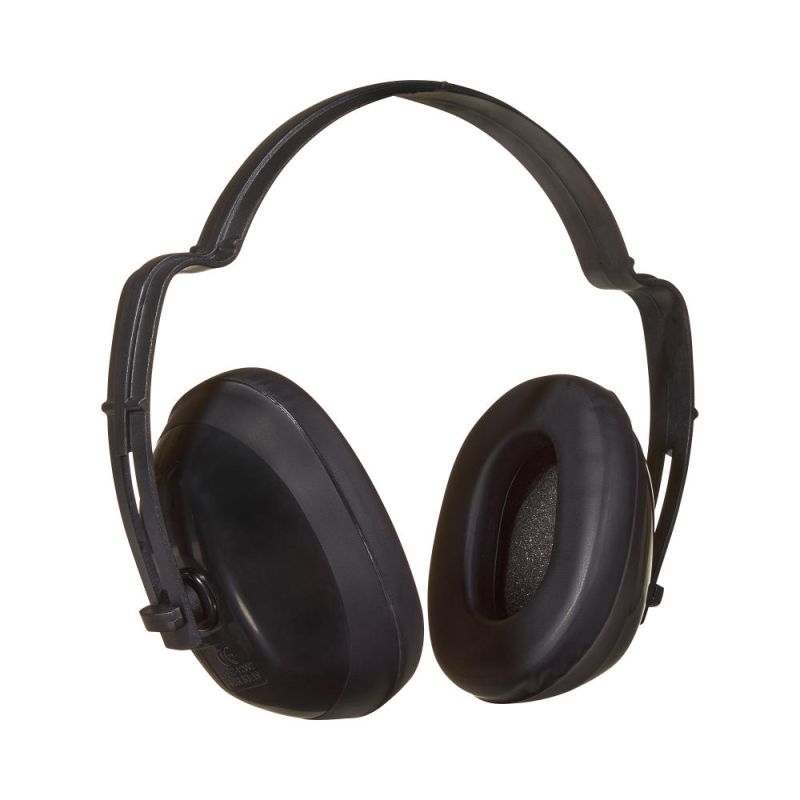 Allen Company Basic Safety Foam Hearing Protection Shooting Earmuffs, 23 dB  NRR, Black