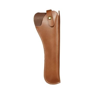 Allen Company Red Mesa Leather Pistol Holster, 6.5" Barrel Revolvers, 5.25-6.5" Barrel Ruger .22 Caliber Semi-Auto Handguns, Brown Leather