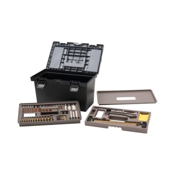 Allen Company Universal Gun Cleaning Kit & Tool Box - Rifle, Shotgun & Handgun Gun Cleaner Kit - 65-Piece - Gun Accessories for Men and Women - Cleaning Kit Gun Case - Black