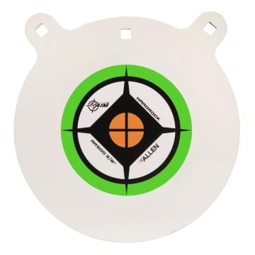 EZ Aim 12" Hardrock AR500 Steel Gong Target, 13 lbs., White